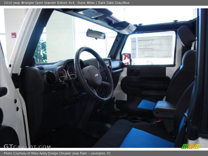 Stone White / Dark Slate Gray/Blue 2010 Jeep Wrangler Sport Islander Edition 4x4