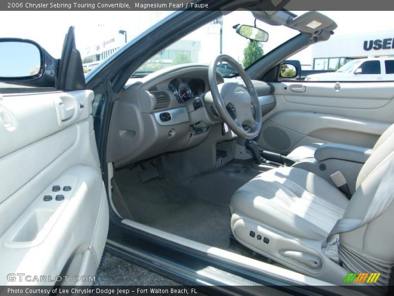 Magnesium Pearl / Taupe 2006 Chrysler Sebring Touring Convertible