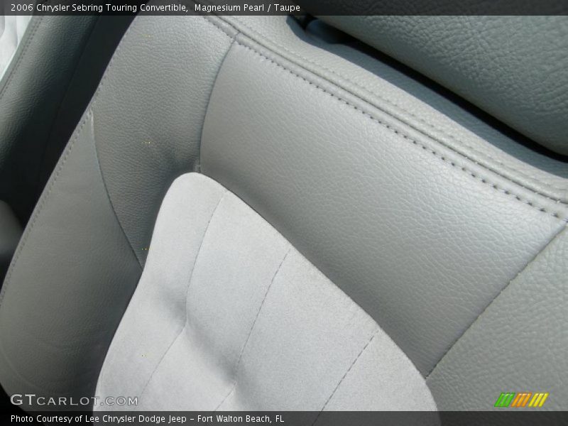Magnesium Pearl / Taupe 2006 Chrysler Sebring Touring Convertible