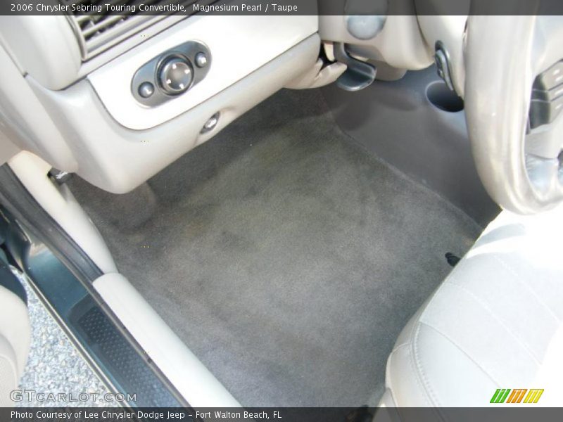 Magnesium Pearl / Taupe 2006 Chrysler Sebring Touring Convertible