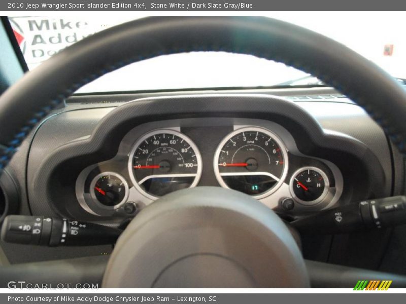 Stone White / Dark Slate Gray/Blue 2010 Jeep Wrangler Sport Islander Edition 4x4