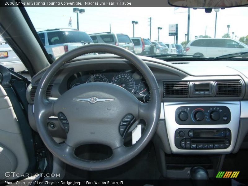 Magnesium Pearl / Taupe 2006 Chrysler Sebring Touring Convertible