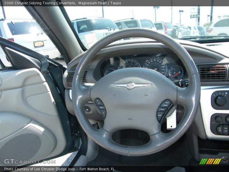 Magnesium Pearl / Taupe 2006 Chrysler Sebring Touring Convertible
