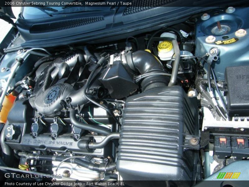Magnesium Pearl / Taupe 2006 Chrysler Sebring Touring Convertible