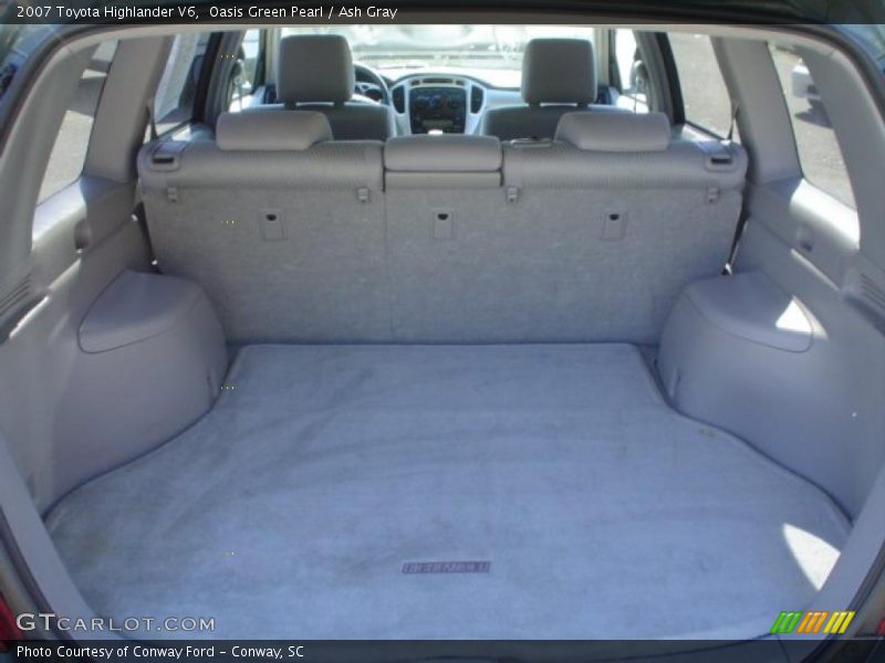 Oasis Green Pearl / Ash Gray 2007 Toyota Highlander V6