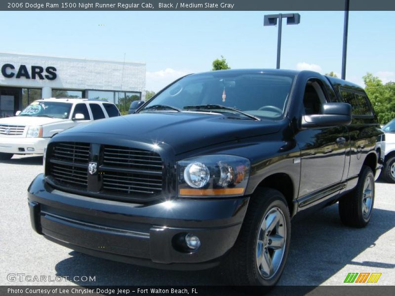 Black / Medium Slate Gray 2006 Dodge Ram 1500 Night Runner Regular Cab