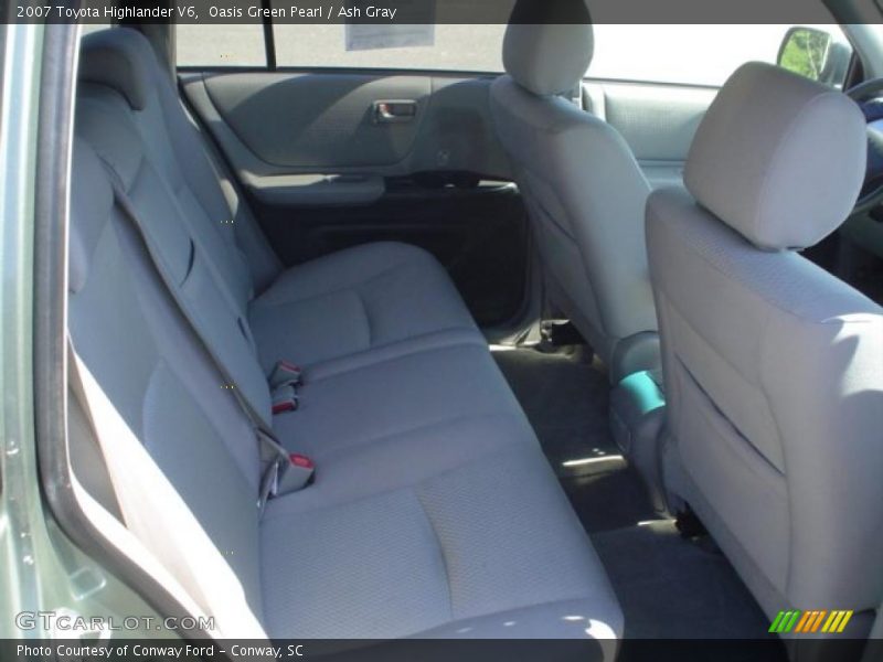 Oasis Green Pearl / Ash Gray 2007 Toyota Highlander V6