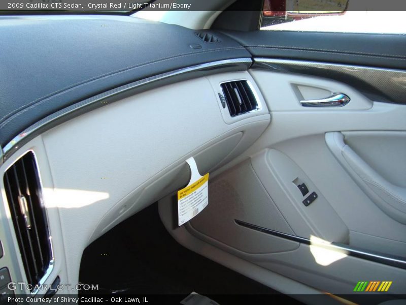 Crystal Red / Light Titanium/Ebony 2009 Cadillac CTS Sedan