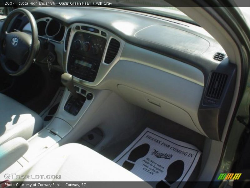 Oasis Green Pearl / Ash Gray 2007 Toyota Highlander V6