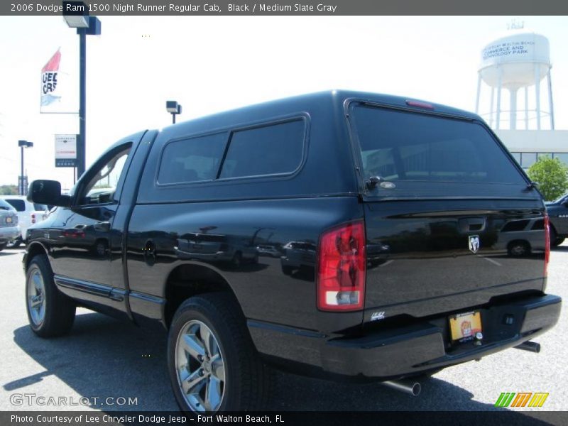 Black / Medium Slate Gray 2006 Dodge Ram 1500 Night Runner Regular Cab