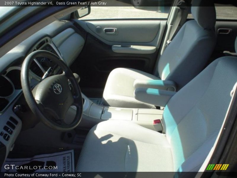 Oasis Green Pearl / Ash Gray 2007 Toyota Highlander V6