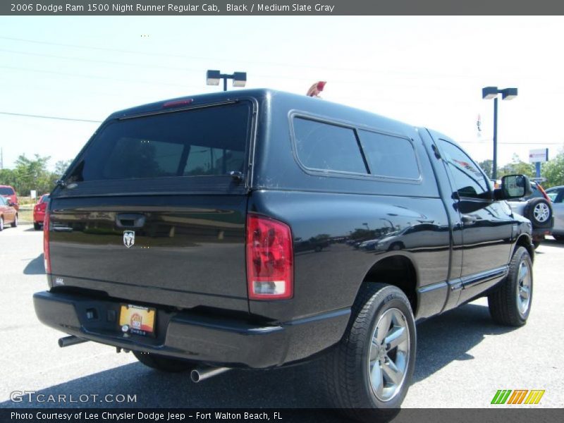 Black / Medium Slate Gray 2006 Dodge Ram 1500 Night Runner Regular Cab