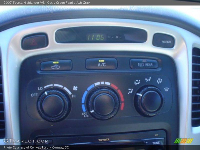Oasis Green Pearl / Ash Gray 2007 Toyota Highlander V6