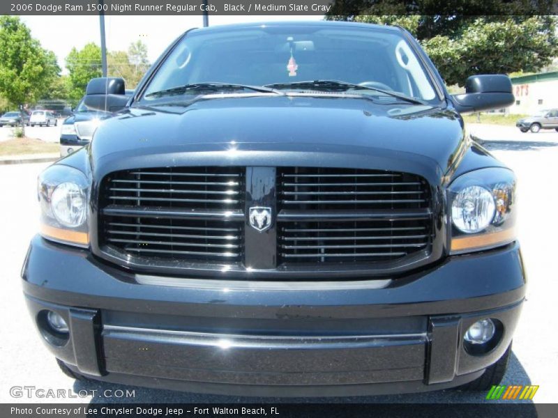 Black / Medium Slate Gray 2006 Dodge Ram 1500 Night Runner Regular Cab