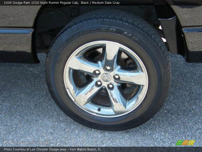 Black / Medium Slate Gray 2006 Dodge Ram 1500 Night Runner Regular Cab