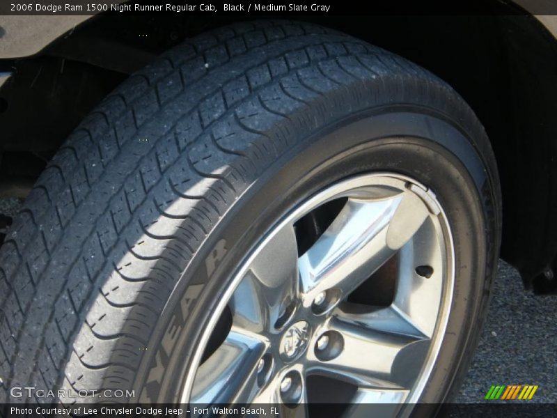 Black / Medium Slate Gray 2006 Dodge Ram 1500 Night Runner Regular Cab