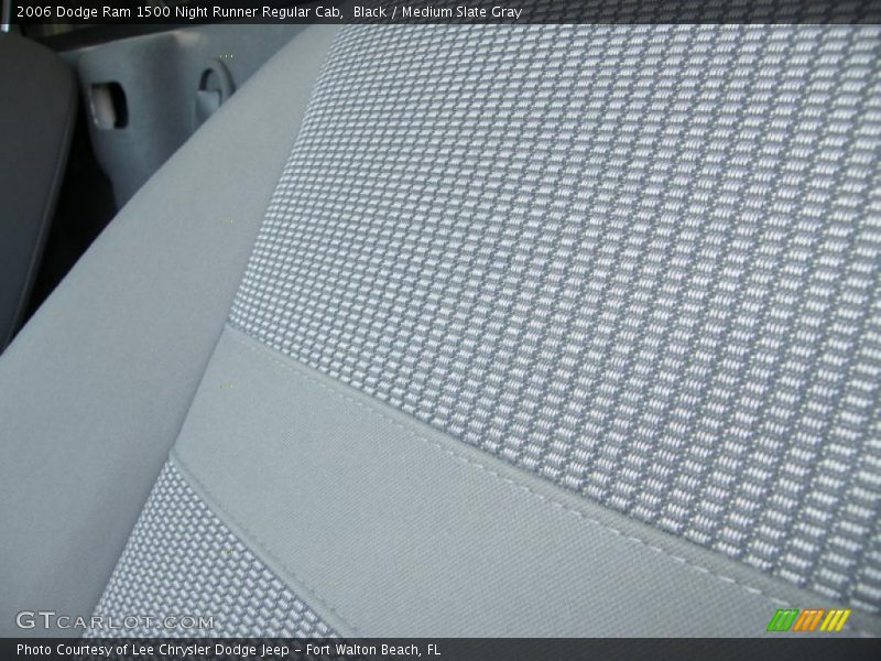 Black / Medium Slate Gray 2006 Dodge Ram 1500 Night Runner Regular Cab