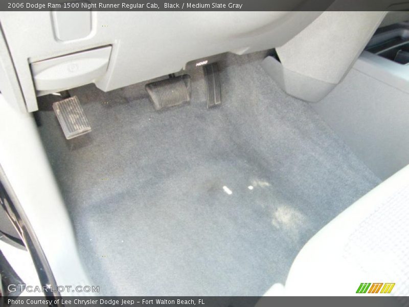 Black / Medium Slate Gray 2006 Dodge Ram 1500 Night Runner Regular Cab