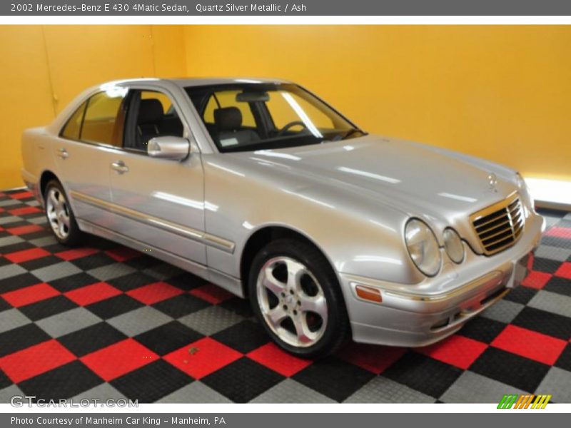 Quartz Silver Metallic / Ash 2002 Mercedes-Benz E 430 4Matic Sedan