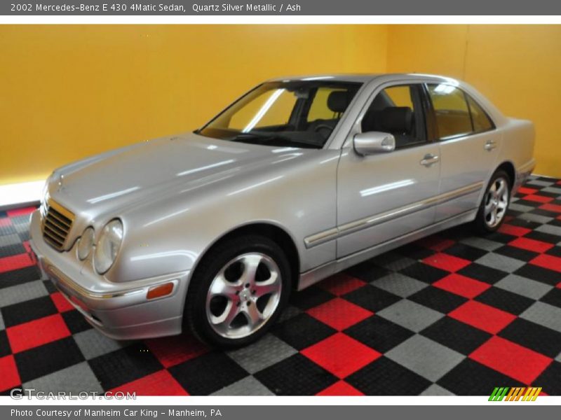 Quartz Silver Metallic / Ash 2002 Mercedes-Benz E 430 4Matic Sedan