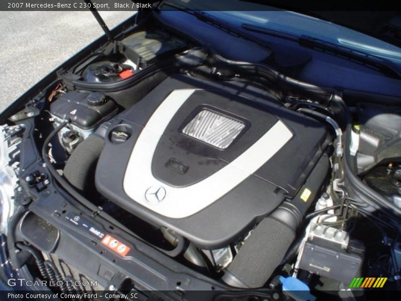 Black / Black 2007 Mercedes-Benz C 230 Sport