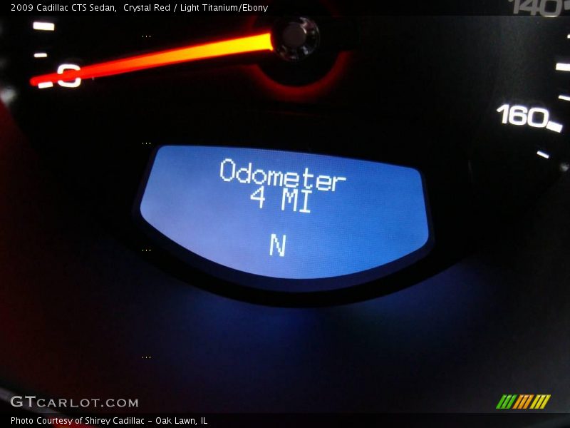 Crystal Red / Light Titanium/Ebony 2009 Cadillac CTS Sedan