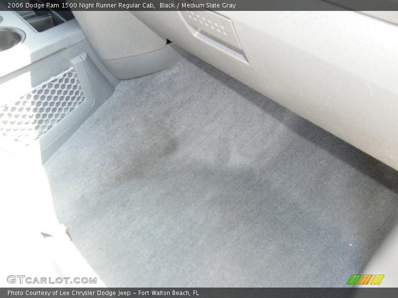 Black / Medium Slate Gray 2006 Dodge Ram 1500 Night Runner Regular Cab