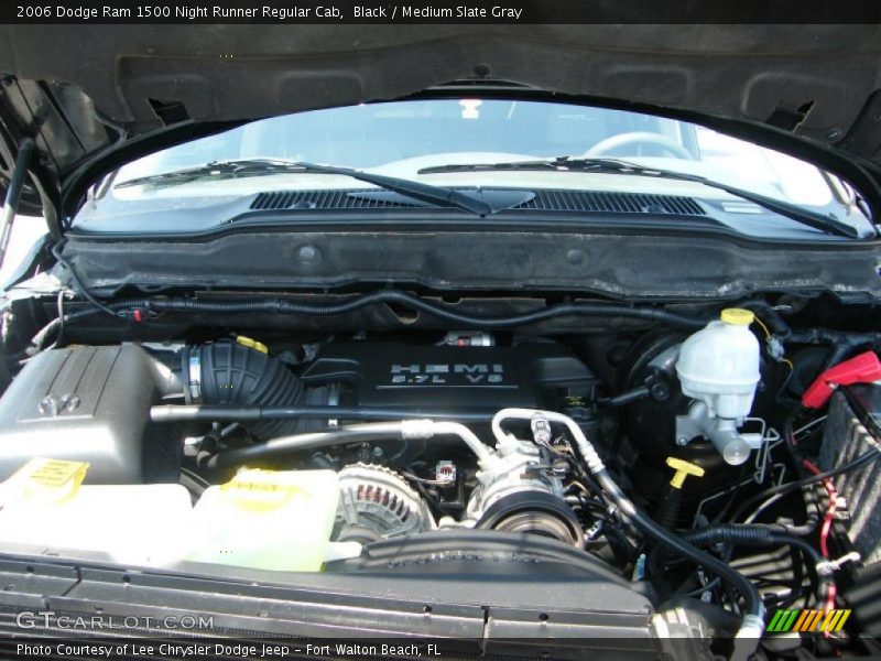Black / Medium Slate Gray 2006 Dodge Ram 1500 Night Runner Regular Cab