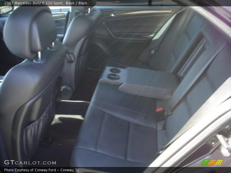 Black / Black 2007 Mercedes-Benz C 230 Sport