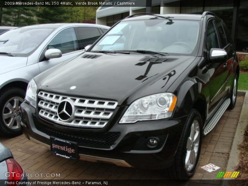 Verde Brook Metallic / Cashmere 2009 Mercedes-Benz ML 350 4Matic