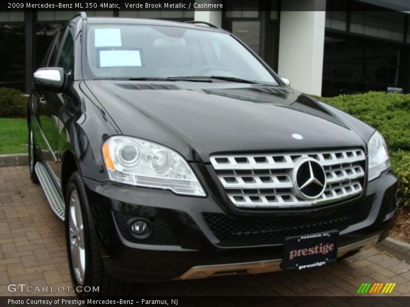 Verde Brook Metallic / Cashmere 2009 Mercedes-Benz ML 350 4Matic