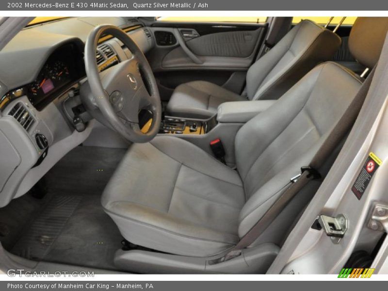 Quartz Silver Metallic / Ash 2002 Mercedes-Benz E 430 4Matic Sedan