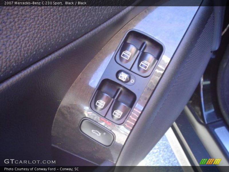 Black / Black 2007 Mercedes-Benz C 230 Sport