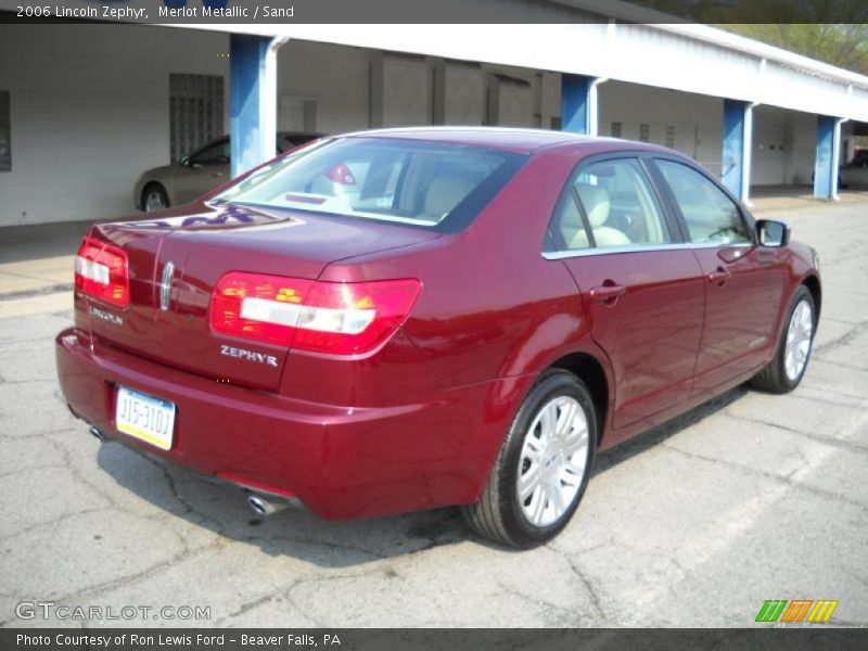 Merlot Metallic / Sand 2006 Lincoln Zephyr