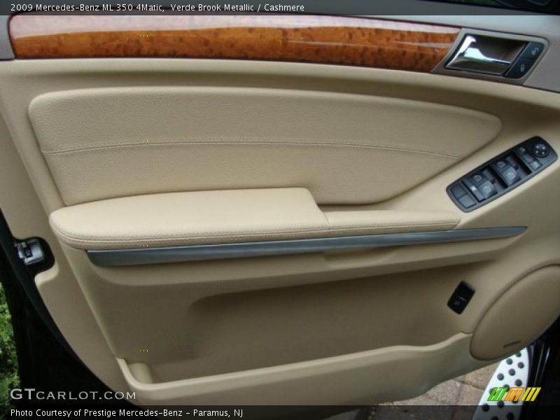Verde Brook Metallic / Cashmere 2009 Mercedes-Benz ML 350 4Matic