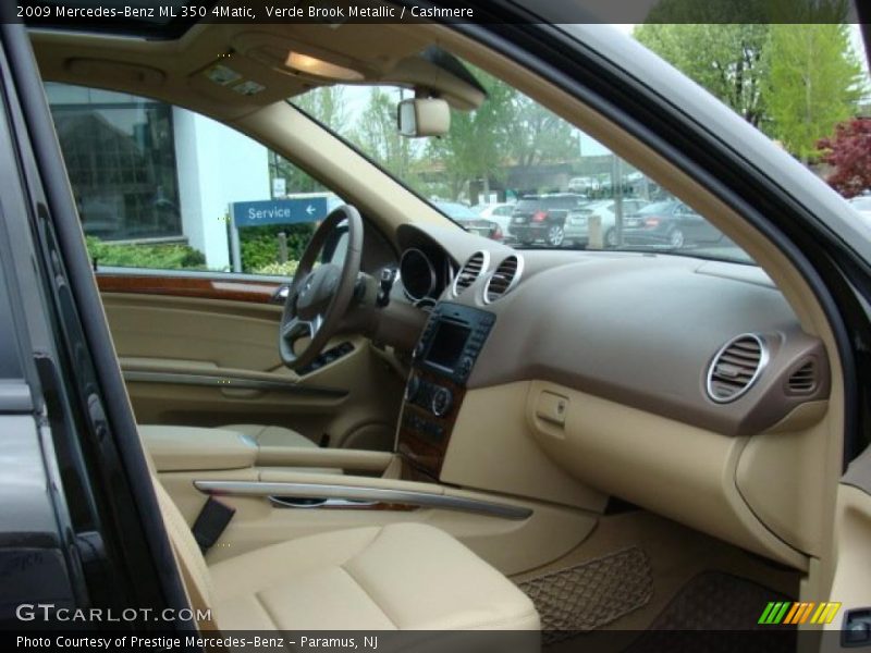 Verde Brook Metallic / Cashmere 2009 Mercedes-Benz ML 350 4Matic