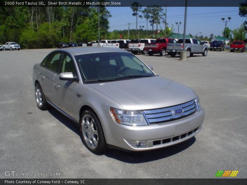 Silver Birch Metallic / Medium Light Stone 2008 Ford Taurus SEL