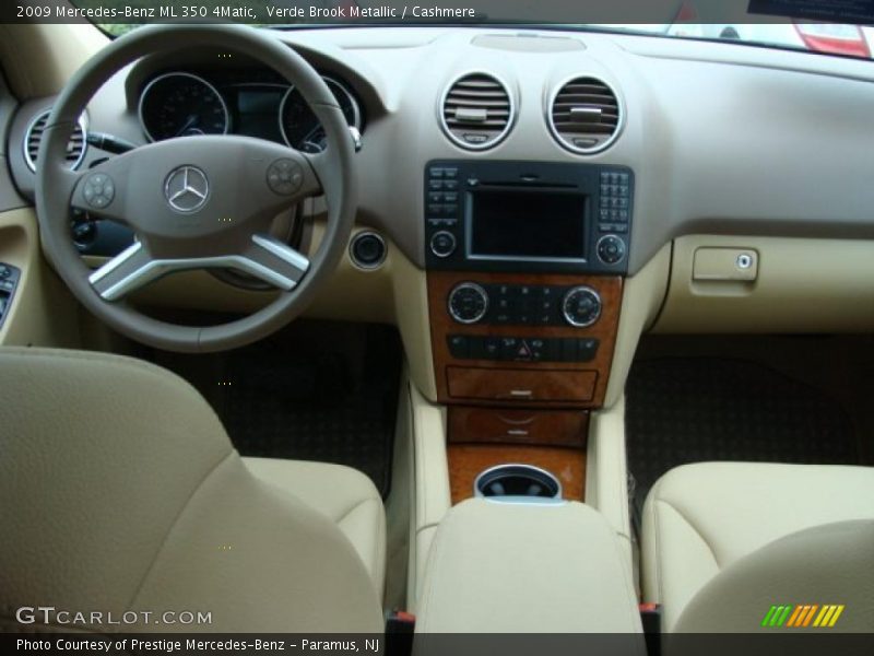 Verde Brook Metallic / Cashmere 2009 Mercedes-Benz ML 350 4Matic