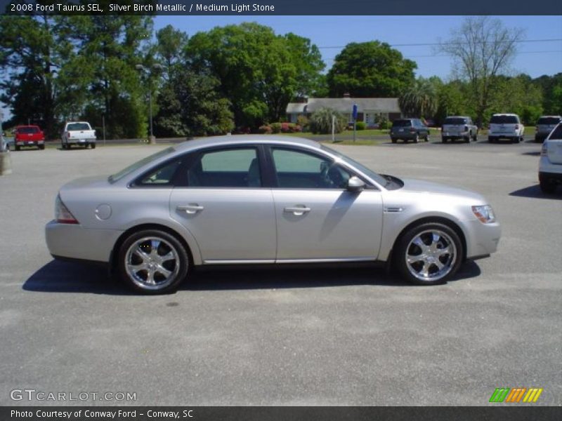 Silver Birch Metallic / Medium Light Stone 2008 Ford Taurus SEL