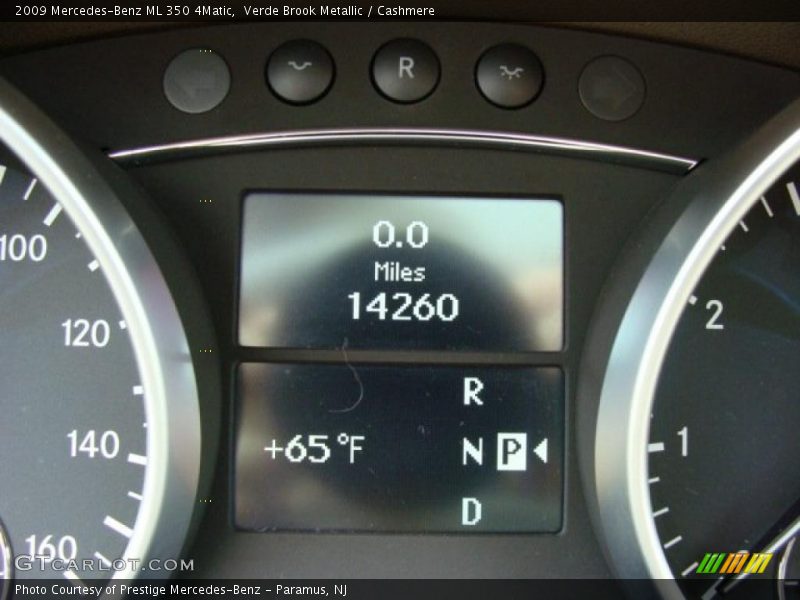 Verde Brook Metallic / Cashmere 2009 Mercedes-Benz ML 350 4Matic