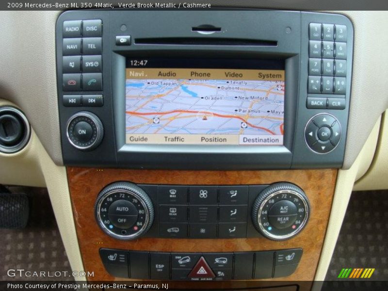Verde Brook Metallic / Cashmere 2009 Mercedes-Benz ML 350 4Matic