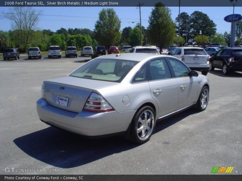 Silver Birch Metallic / Medium Light Stone 2008 Ford Taurus SEL