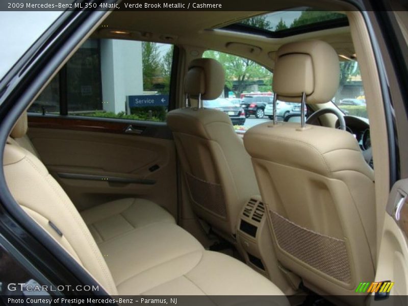 Verde Brook Metallic / Cashmere 2009 Mercedes-Benz ML 350 4Matic