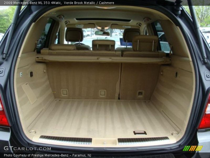 Verde Brook Metallic / Cashmere 2009 Mercedes-Benz ML 350 4Matic
