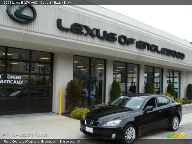 Obsidian Black / Black 2008 Lexus IS 250 AWD