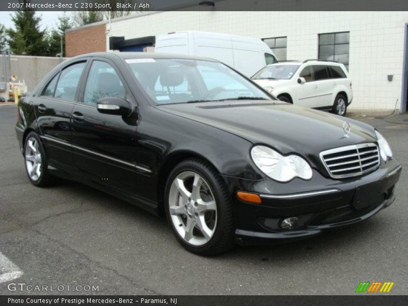 Black / Ash 2007 Mercedes-Benz C 230 Sport