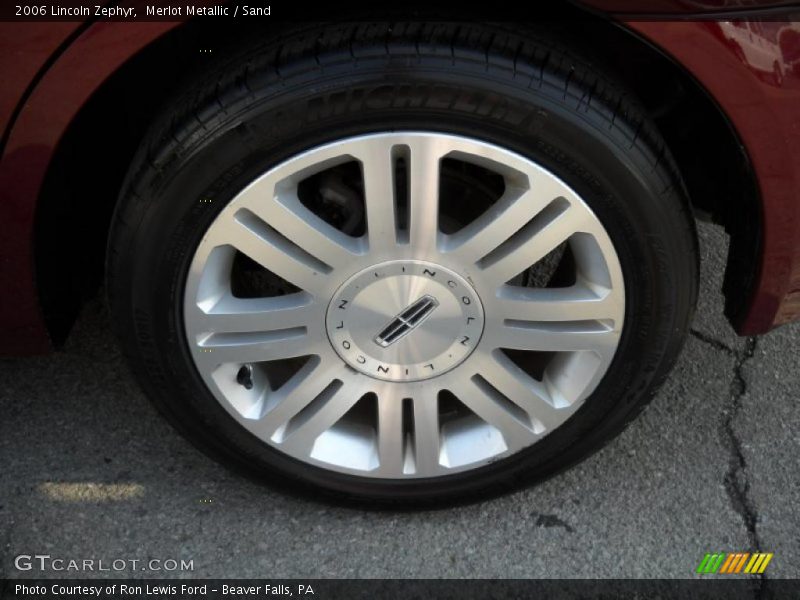 Merlot Metallic / Sand 2006 Lincoln Zephyr