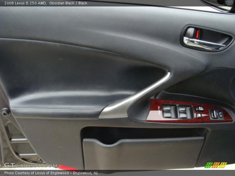 Obsidian Black / Black 2008 Lexus IS 250 AWD