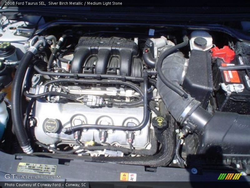 Silver Birch Metallic / Medium Light Stone 2008 Ford Taurus SEL
