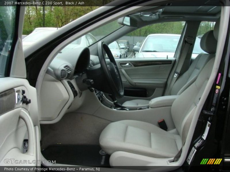 Black / Ash 2007 Mercedes-Benz C 230 Sport